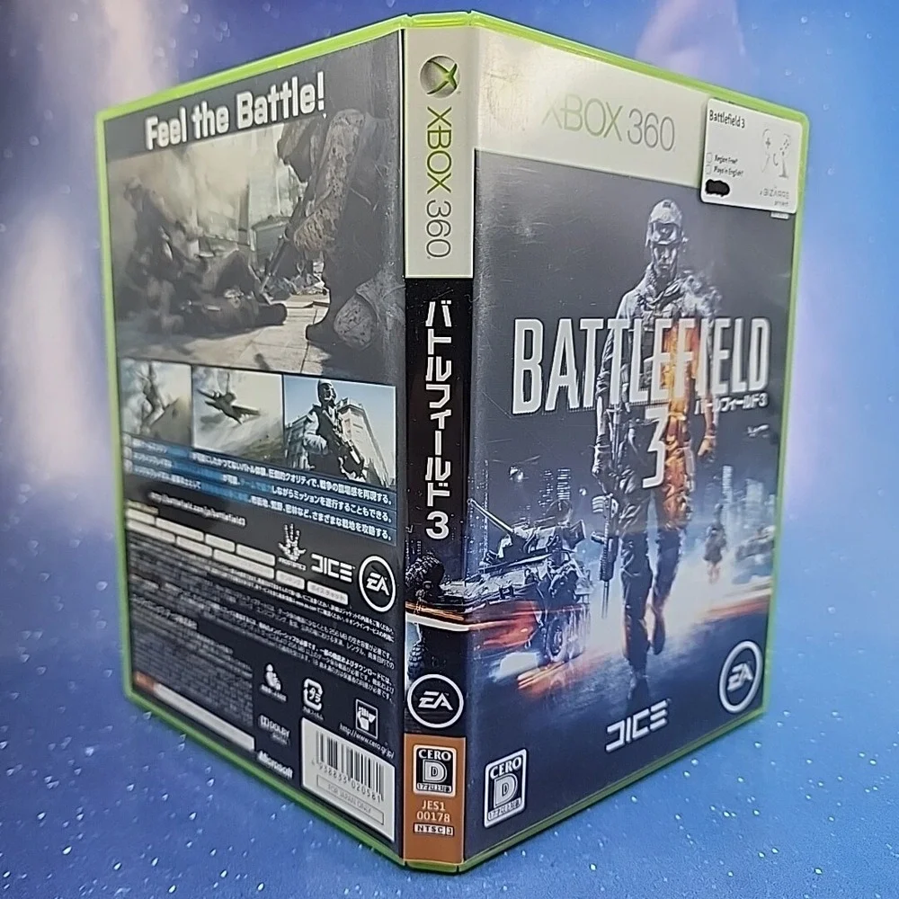 Battlefield 3 (Microsoft Xbox 360, 2011) Japanese Import Video Game US SELLER